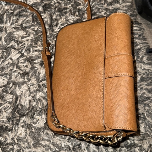 Michael Kors Brown Crossbody Bag with Pebbled Leather - Picture 5 of 10